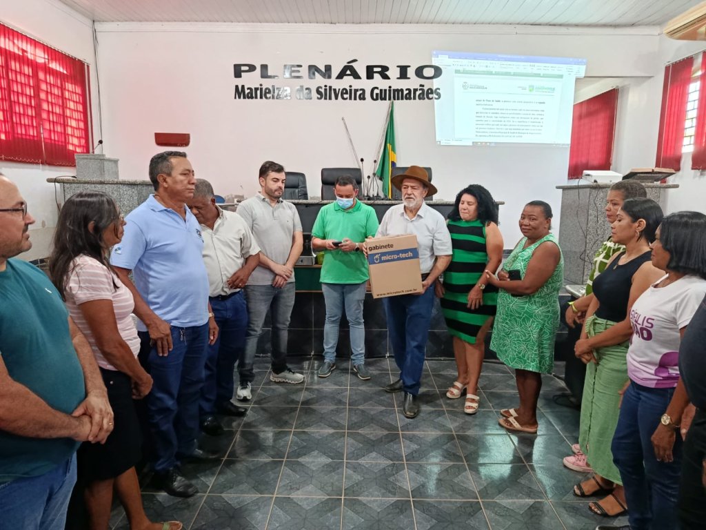 Prefeito Antônio do Bar Reforça a Saúde Municipal com Novos Equipamentos para o Conselho de Saúde e Unidade de Saúde do Bairro São Pedro