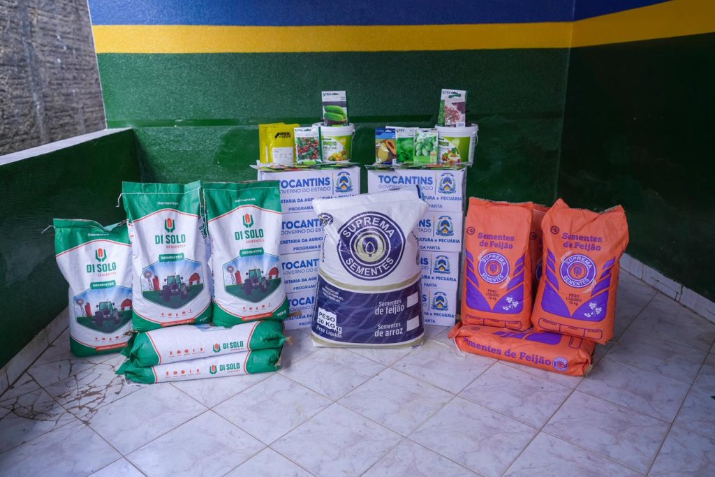 Prefeitura de Augustinópolis e SEAGRO-TO garantem mais de 7,5 toneladas de sementes para fortalecer a agricultura familiar nos assentamentos