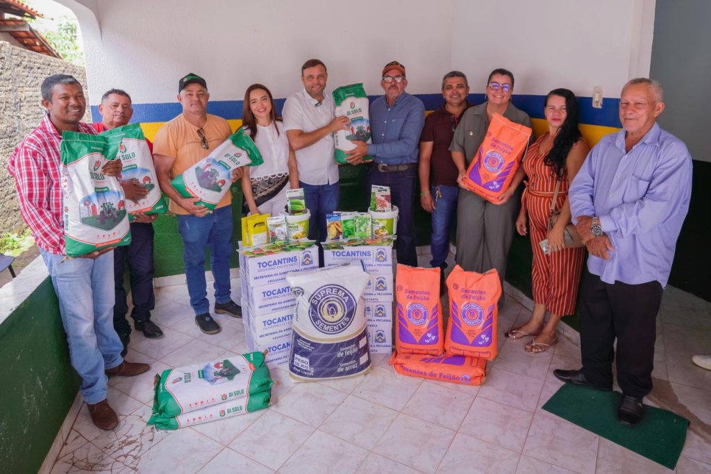 Prefeitura de Augustinópolis e SEAGRO-TO garantem mais de 7,5 toneladas de sementes para fortalecer a agricultura familiar nos assentamentos